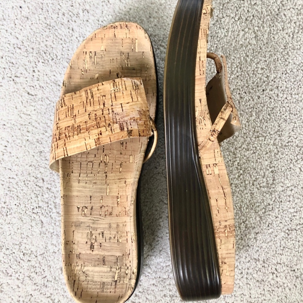 Donald Pliner Cork Fifi Slip On Sandals